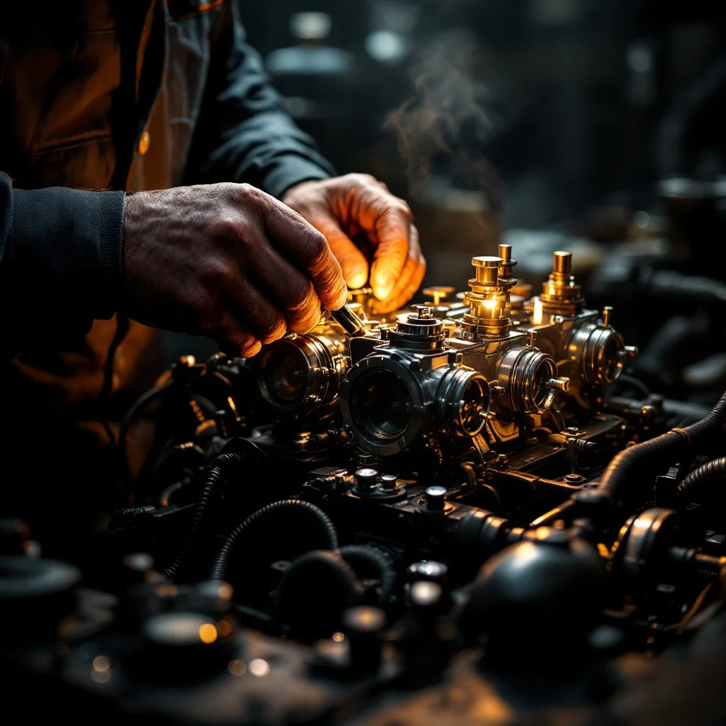 Les mains dans le moteur